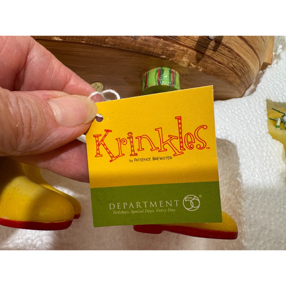 DEPT 56 KRINKLES NOAH'S ARK Patience Brewster Complete Set New 13 Pieces - Picture 15 of 16